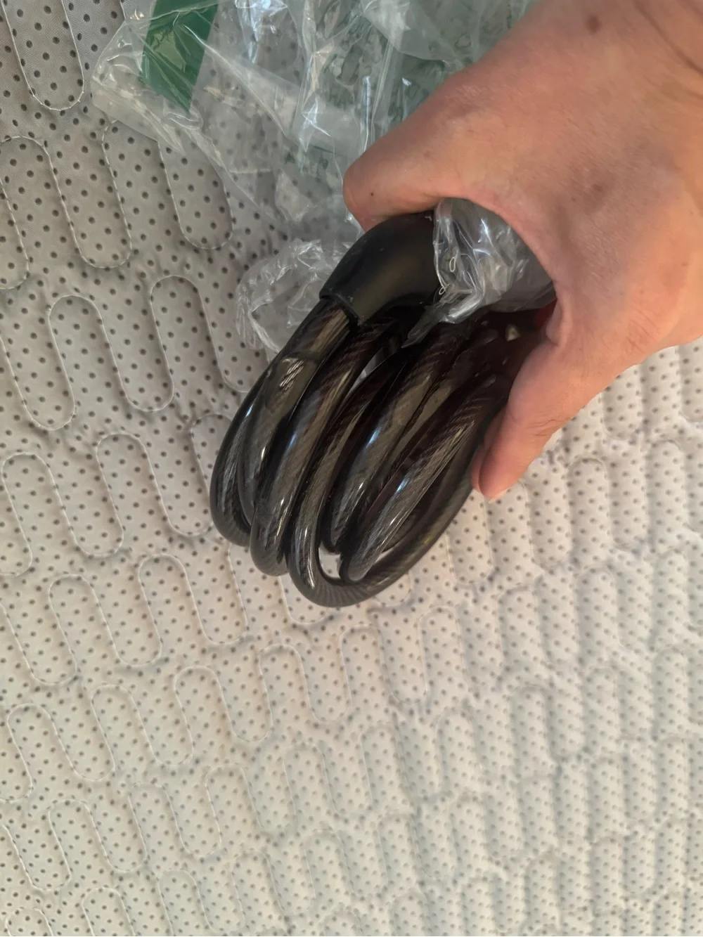 Combination Cable Lock for Home Storage & Organization - Black